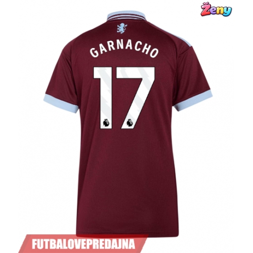 Lacne Ženy Futbalové dres Aston Villa Alejandro Garnacho #17 2026-27 Krátky Rukáv - Domáci